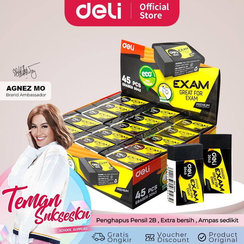 

DELI Penghapus Pensil 2B Alat Tulis Sekolah Untuk Ujian E3043