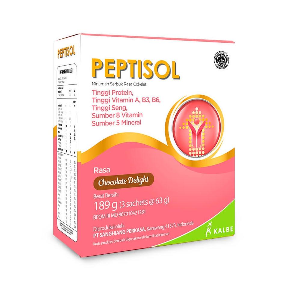 

COD Peptisol coklat 189 gr | nutrisi tinggi protein rendah residu ,,