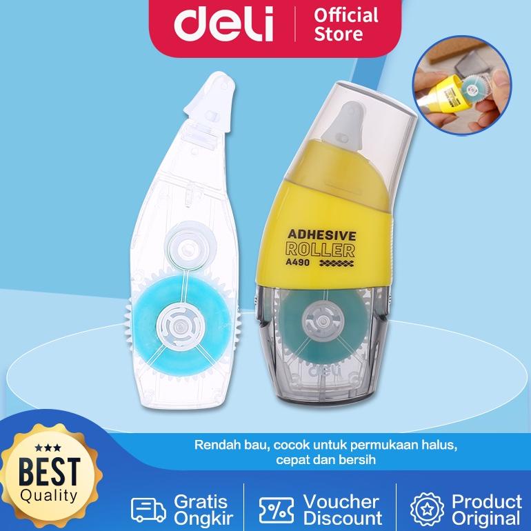 

Deli Lem Roll dan Refill dengan Model Sisi Ganda dan Warna Transparan Ukuran 6mm*8m EA49011 EA49112