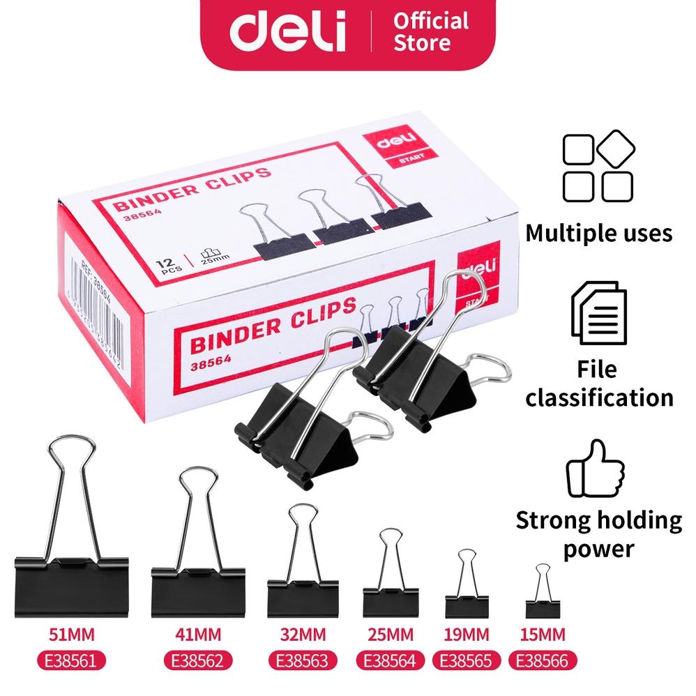 

Deli Binder Clip 51Mm bebas karat dilapisi oleh eletroforesis (260) E38561