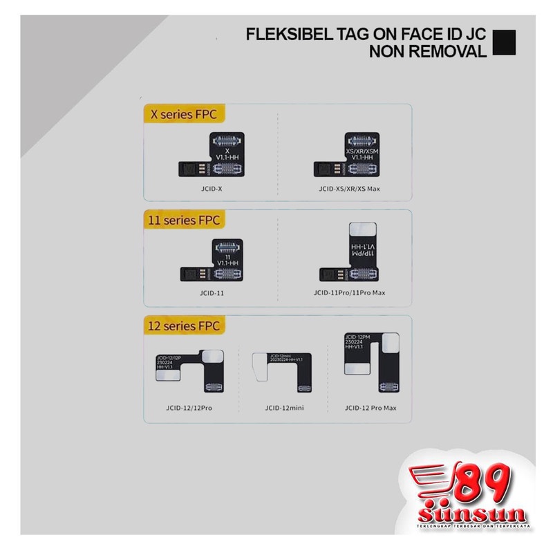 FLEXIBLE TAG ON FACE ID JC NON REMOVAL