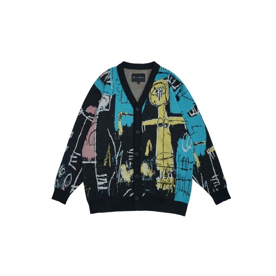 Cardigan 3Second x Basquiat 020823