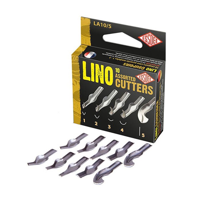 ESSDEE LA10/5 ASSORTED LINO CUTTER SET