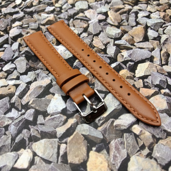 Tali Casio AC Q&Q Tali Jam Tangan Kulit Ukuran 16 mm Kulit Asli