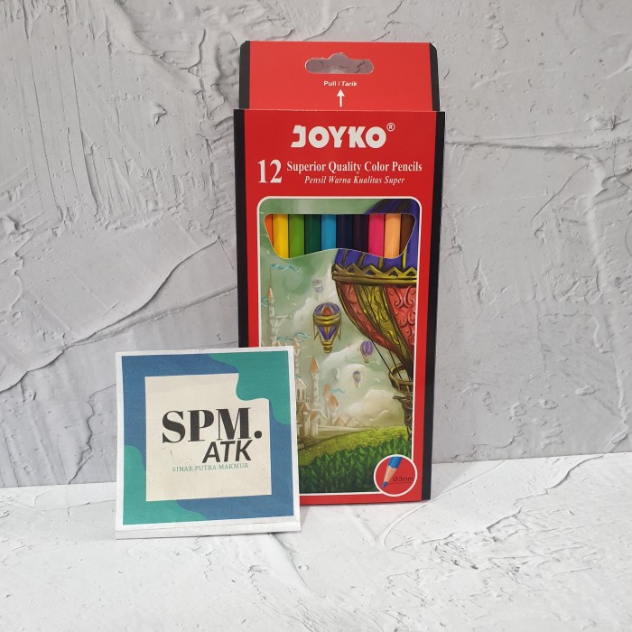 

Terlaris Pensil Warna Joyko Cp-100 12 Warna