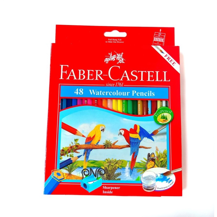 

Terlaris Faber Castell 48 Water Colour Pencil/Pensil Warna Water Colour