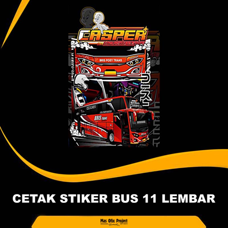 

STIKER BUS BASURI 11 LEMBAR
