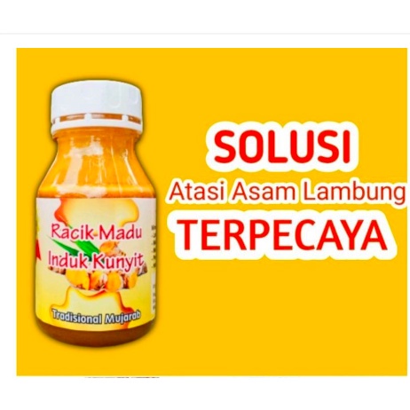 

Racik Madu Induk Kunyit Obat Maag Akut Gerd Asam Lambung Tradisional Mujarab Isi 300 Gram