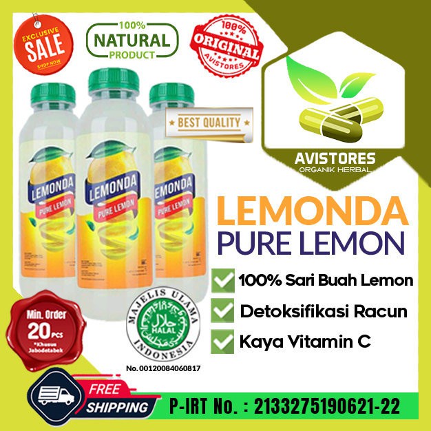 

Lemonda Pure Lemon Sari Buah Jus Ala Isi 500 Ml