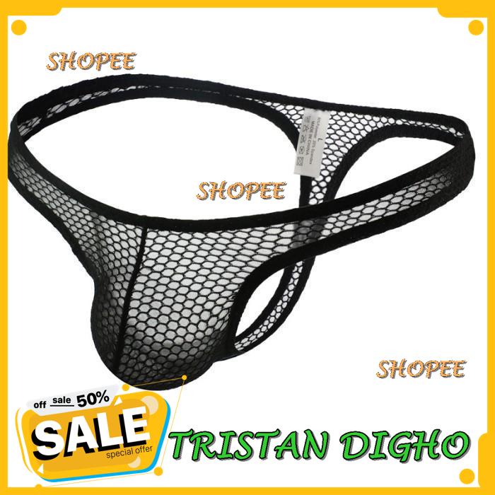 THONG PRIA CELANA DALAM THONG PRIA THONG JALA JARING MESH HIGHT QUALITY 
