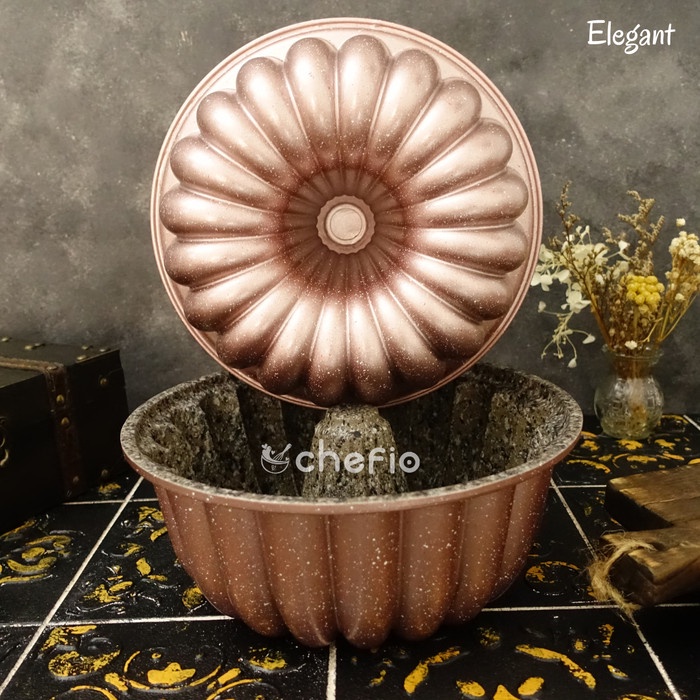 

✅Termurah Chefio Loyang Elegant Pan / Bundt Pan / Tulban / Nordic Style Bisa Sameday