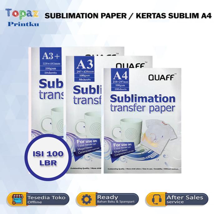 

Sublim Paper Kualitas Import Size A4