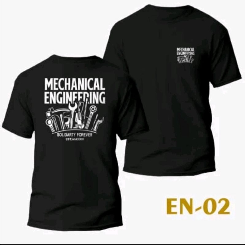 KAOS T-SHIRT MECHANICAL ENGINEERING SABLON DTF