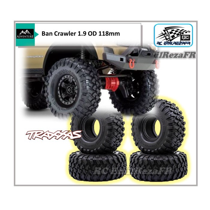 ✅New 4Pcs Ban Soft Rc Offroad Adventure 1.9 118Mm Scx10 Rgt Rc 1/10 Limited