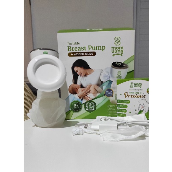 BREASTPUMP MOM UUNG | POMPA ASI ELEKTRIK MOM UUNG | PORTABLE BREASTPUMP (Ex Kado)