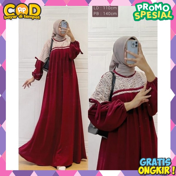 Gsmis Ibuibu Dres Lebaran Idul Fitri 2023 Drees Pesta Kondangan Gami Cewek Cantik Gamus Jubah Simple