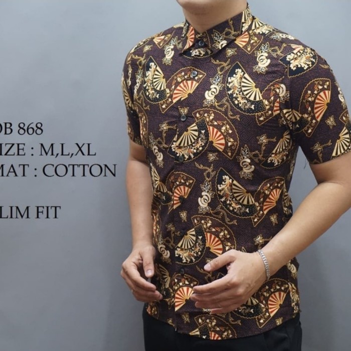 dasi Batik Slimfit OB143 Kemeja Pria ( jas dasi jaket kaos baju koko )(F9N0) dasi pria motif dasi ka