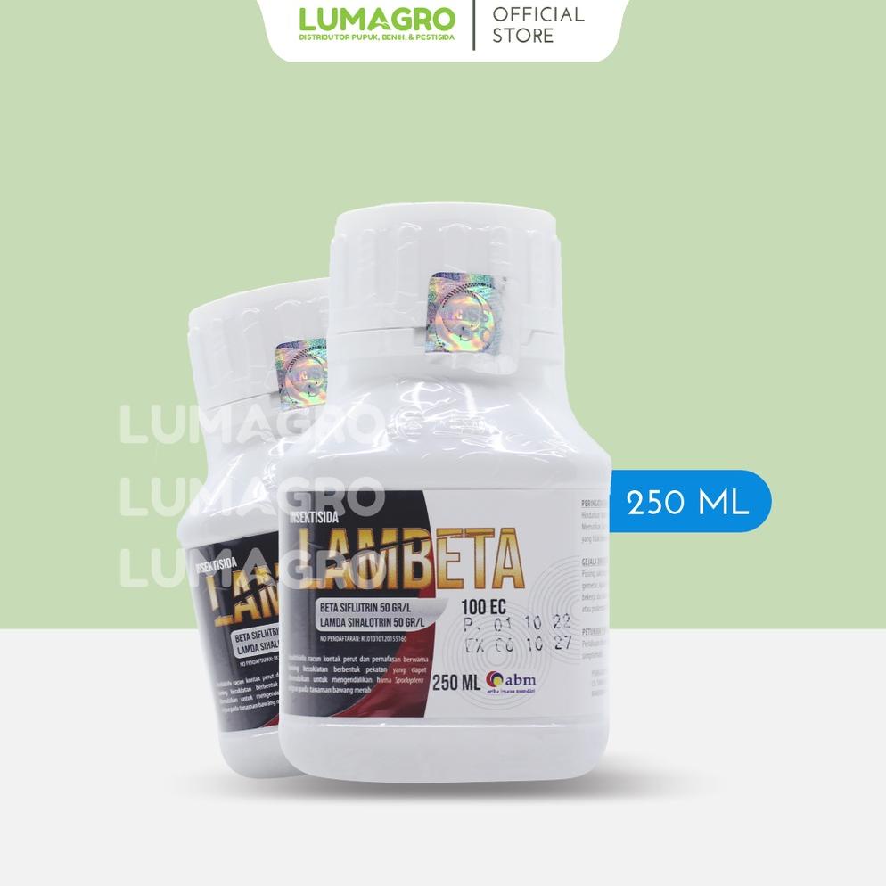 Insektisida Lambeta 100EC 250ml Beta Siflutrin Lamda Sihalotrin Obat Hama Ulat Grayak Lalat ABM