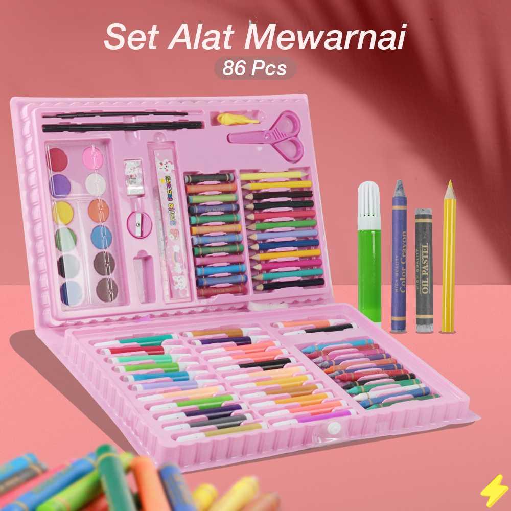 

[PROMO] ZFK Set Alat Mewarnai Anak Colorful Childrens 86 PCS - ZF86