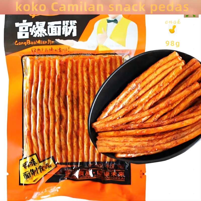 

Halal Celan Sna Spicy 98G Gongbao Gluten Celan Pedas Dan Menyegarkan Calan Latiao