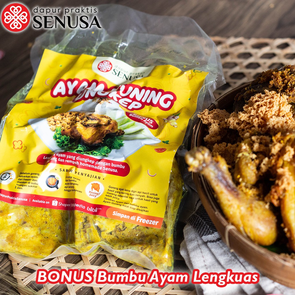 

Paket Ayam Ungkep Kuning (5 Pcs) + Sambal Terasi