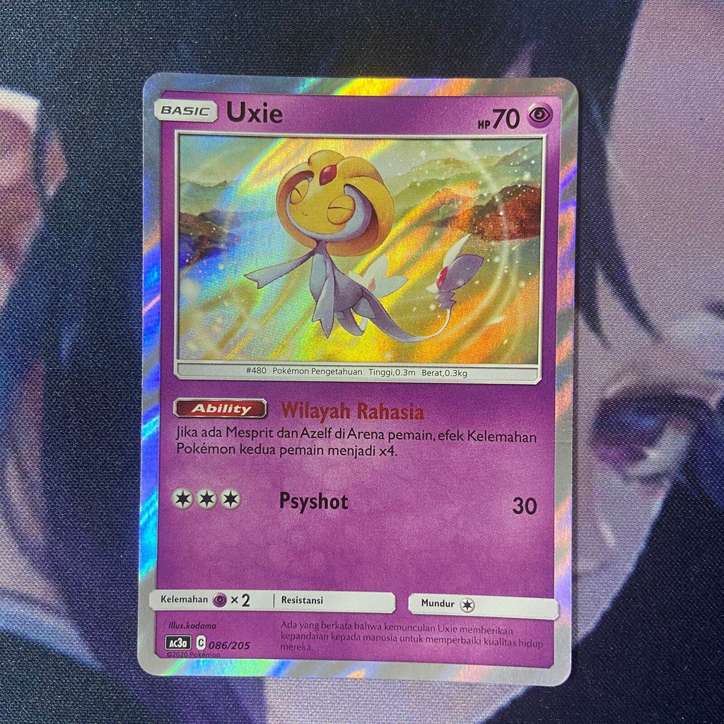 pokemon (ID) uxie - AC3a 086/205 - FOIL