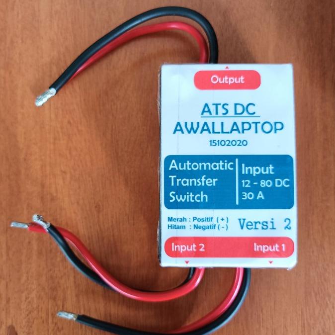 DELLAS ATS DC 12V-80V 30A module automatic transfer switch tanpa jeda v2