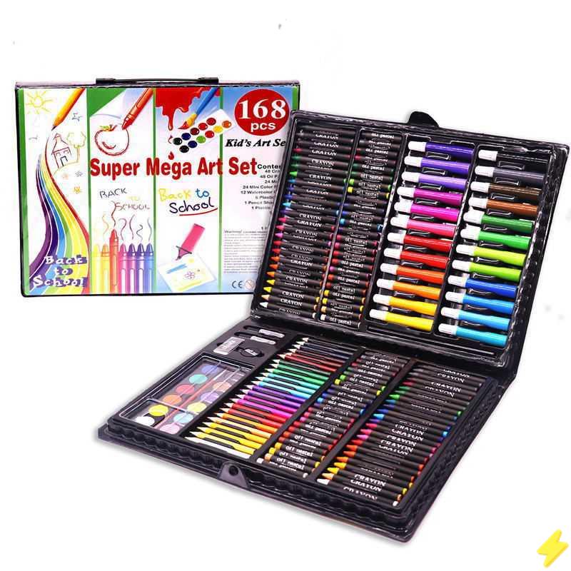 

[PROMO] ZFK Set Alat Mewarnai Anak Colorful Childrens 168 PCS - ZF168