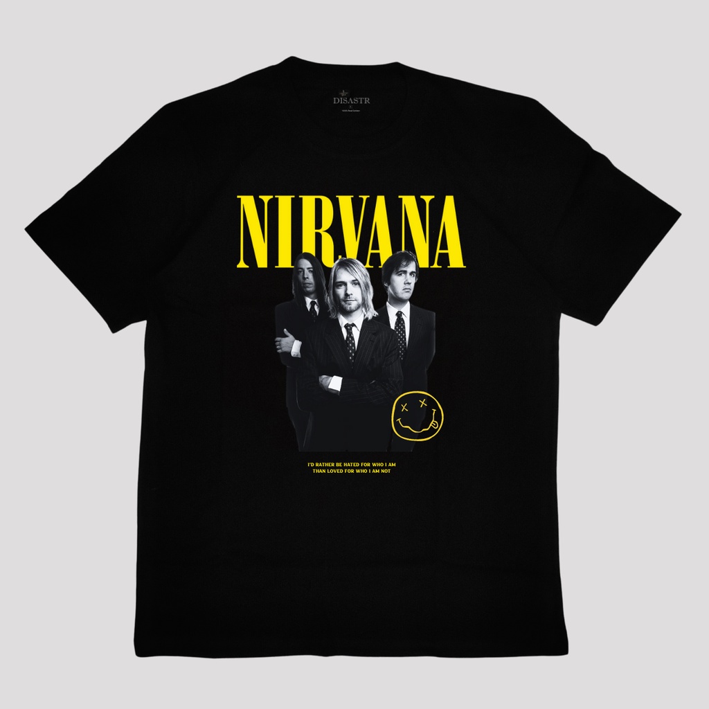 DISASTR Kaos Bootleg Tshirt Nirvana 1