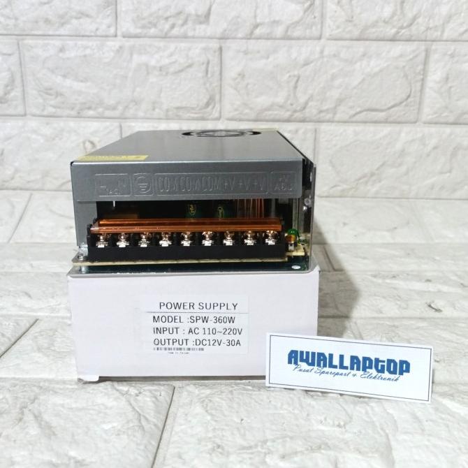 DELLAS adaptor 12V 30A power supply 12V 30Amper taiwan quality smps dg kipas
