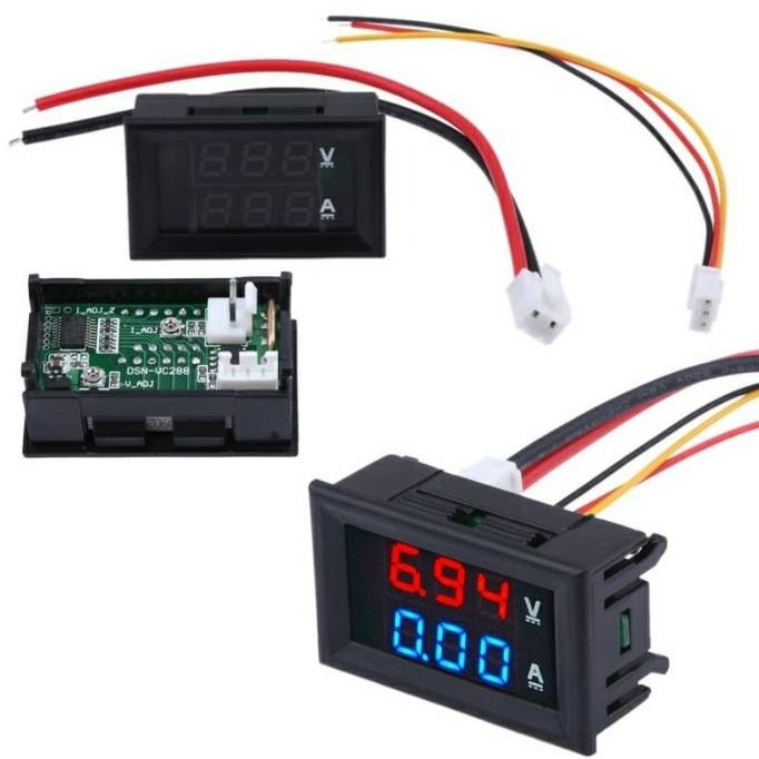 DELLAS Volt meter voltmeter amper meter volt amper meter digital 10A 100V wat
