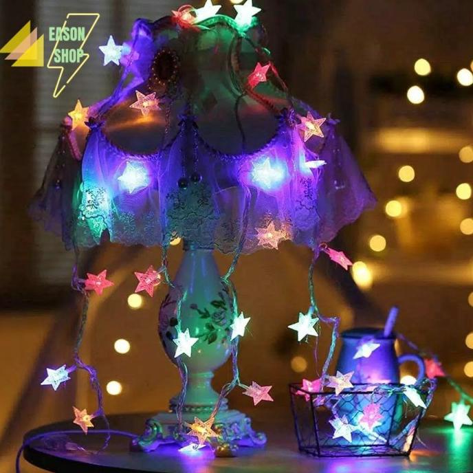 +++++] BINTANG Lampu Tumblr Bintang Lampu Hias Natal LED