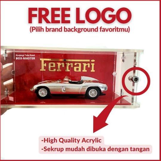 Rak Hotwheels Akrilik Acrylic Box Diecast Miniatur Mobil Miniatur Truk Stok Terbatas