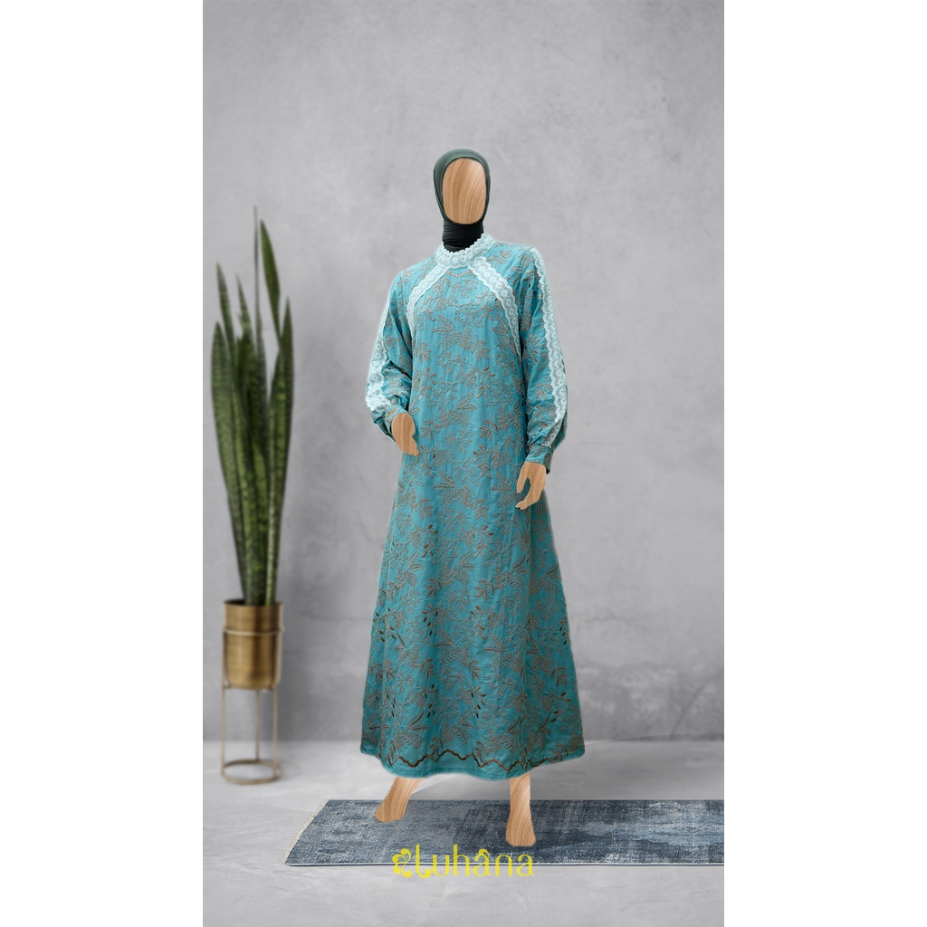 LUHANA - Maryam Dress Baju Wanita Gamis Muslimah