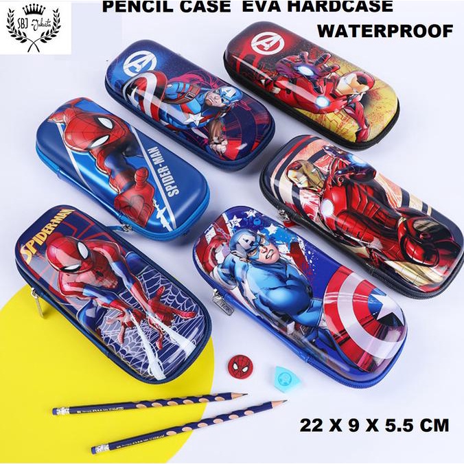 

New Tempat Pensil Smiggle 3D Looka Eva Hardcase Spiderman Limited Edition