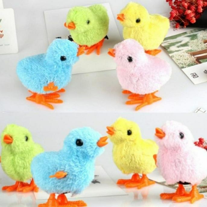 ~~~] mainan anak ayam ayaman berjalan model putar / ayam putar jam murah