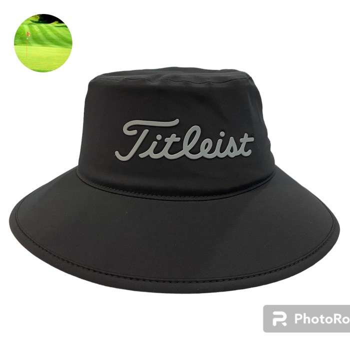 Promo Topi Golf Bucket Hat Titleist Stadry Full Black New Original