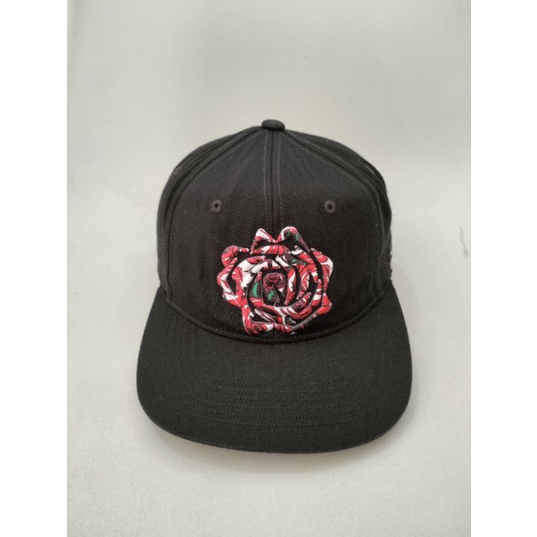 Topi Snapback NY MLB Rose Full black