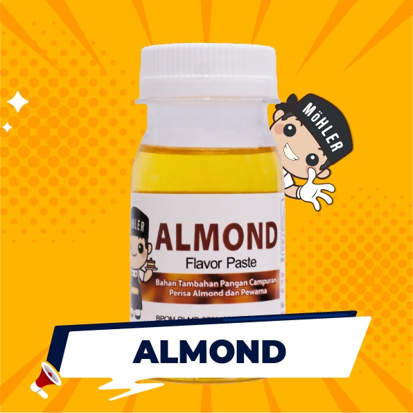 

MOHLER Pasta perisa pewarna Almond