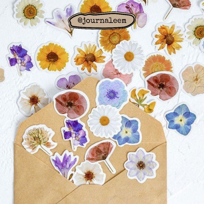 

[Journaleem] STICKER Flower Deco Bujo Jurnal Scrapbook