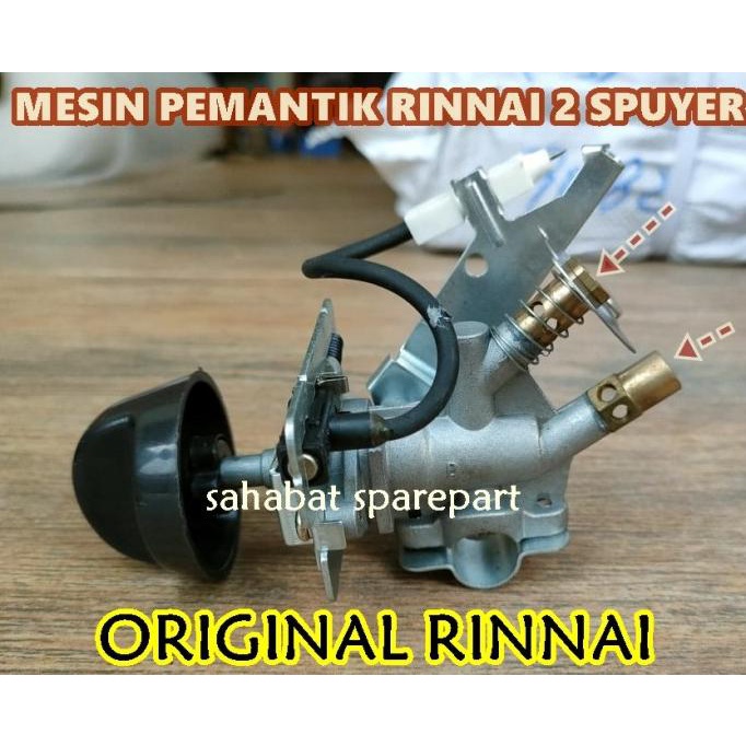 .........] MESIN PEMANTIK KOMPOR GAS RINNAI 2 SPUYER ORIGINAL