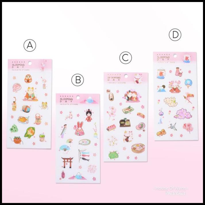 

GRATIS ONGKIR BLOOMING DAY DIARY DECO STICKER - STICKER LUCU !!!!!