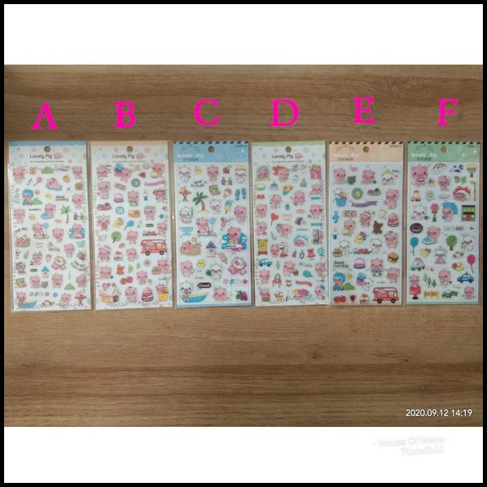 

TERBARU STICKER LOVELY PIG LUCU - STICKER ANAK LUCU !!!!!!!