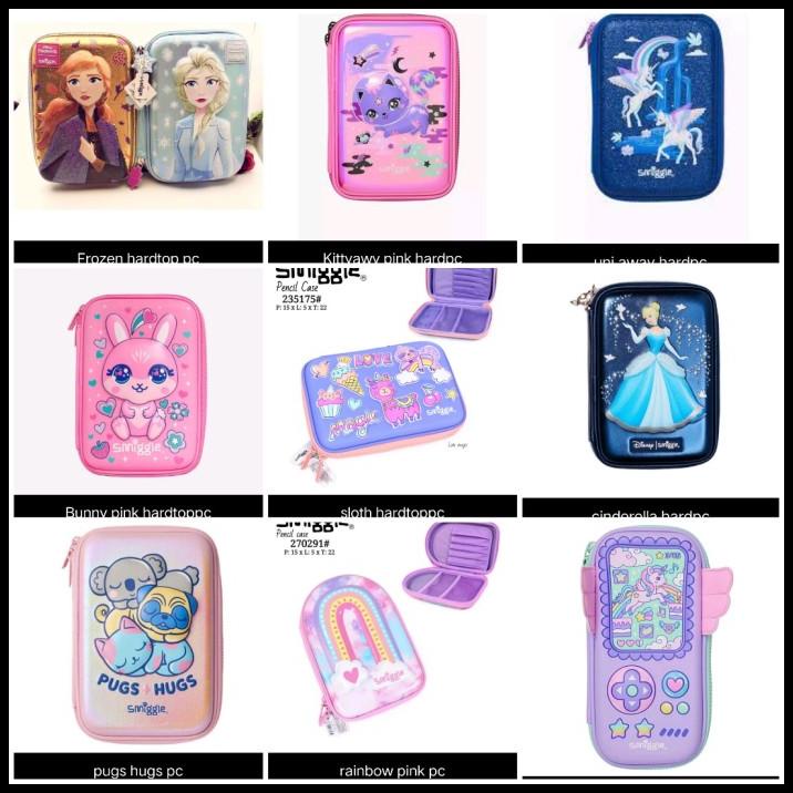 

HOT DEAL SMIGGLE PENCIL CASE CINDERLELA, UNI AWAY, UNI LILAC/TEMPAT PENSIL/KADO !!
