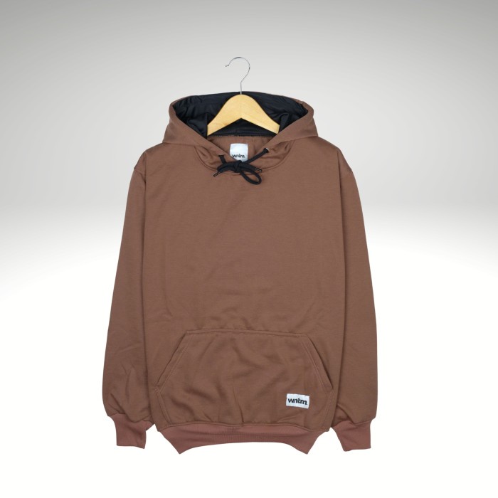 Sweater Pria Hoodie Switer Hoddie Jumper Coklat Polos Original - Mocca, M