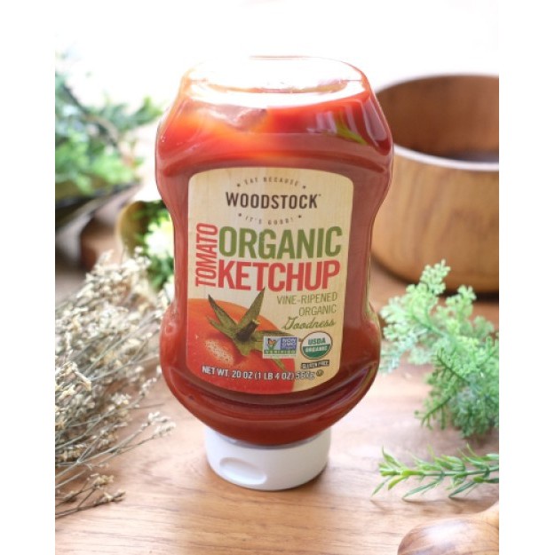 

Woodsto - Organic Tomato Ketchup 425Gr (Saus Tomat Organik)