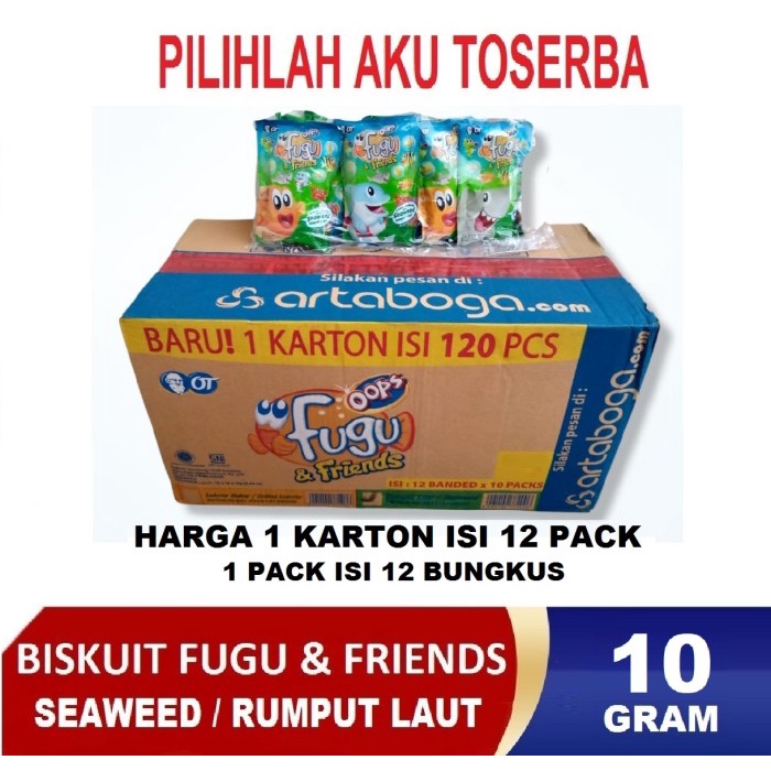 

Fugu & Friends 10 Gr Seaweed / Rumput Laut - ( Harga 1 Karton Isi 12 )