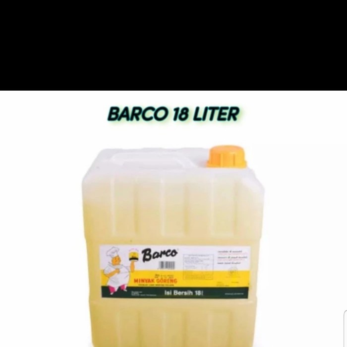 MINYAK GORENG KELAPA BARCO 18 LITER