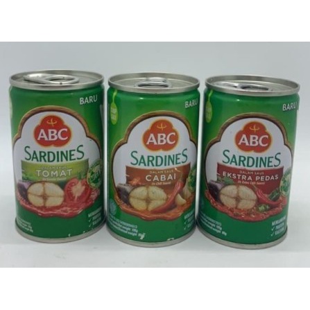 

ABC Sarden Kecil [155gram /12 pcs /1 lusin]