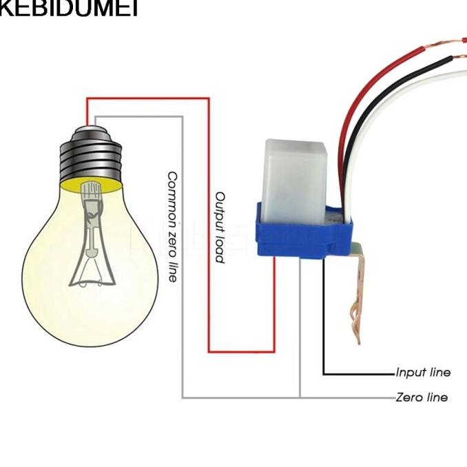 Termantab] Sensor Photocell / Sensor Otomatis LDR / lampu jalan / photoswitch